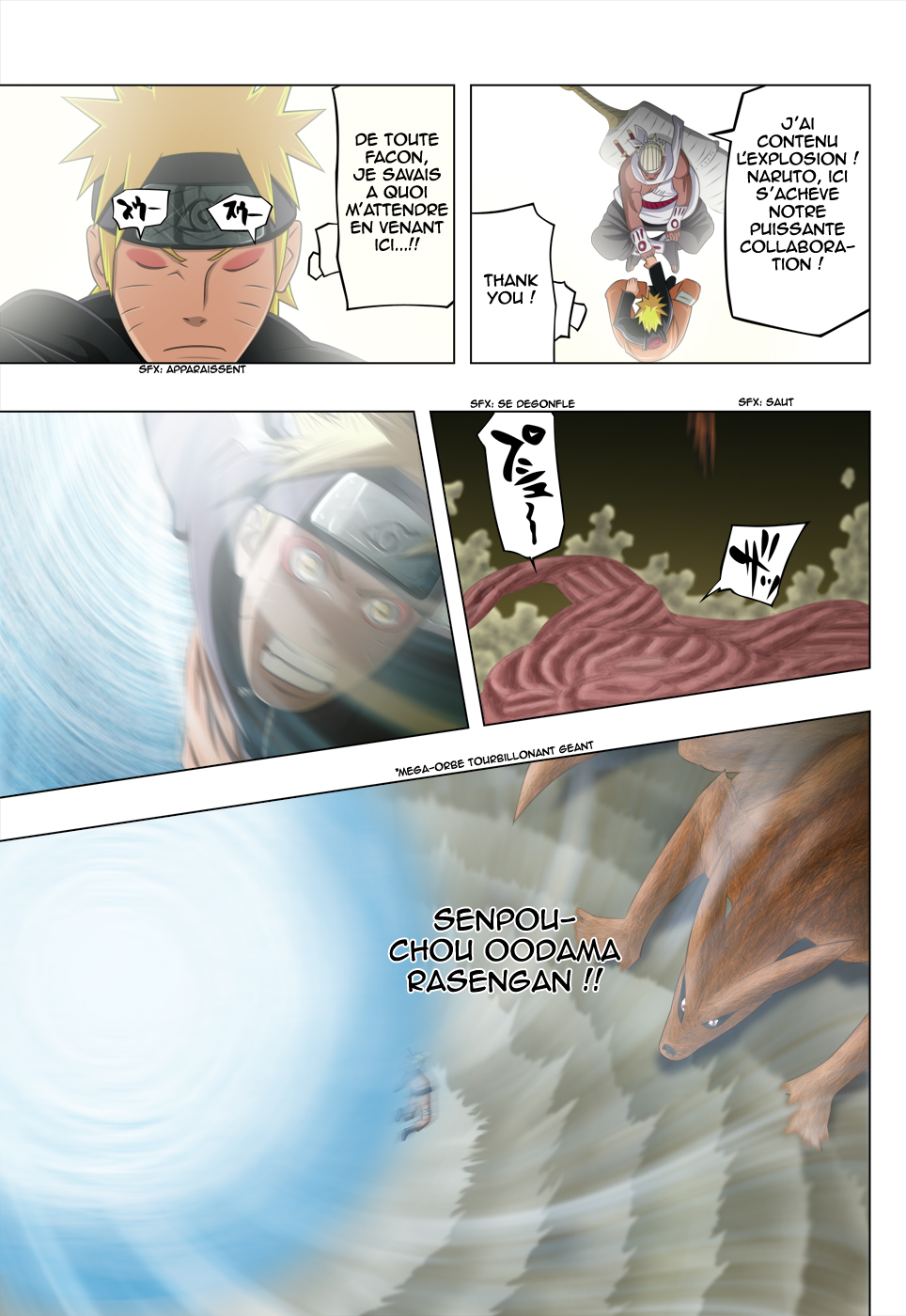 Naruto chapitre 497 colorisé - Page 4