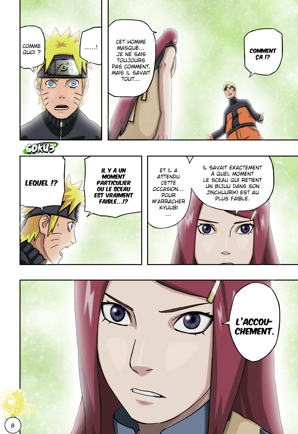 Naruto chapitre 500 colorisé - Page 4