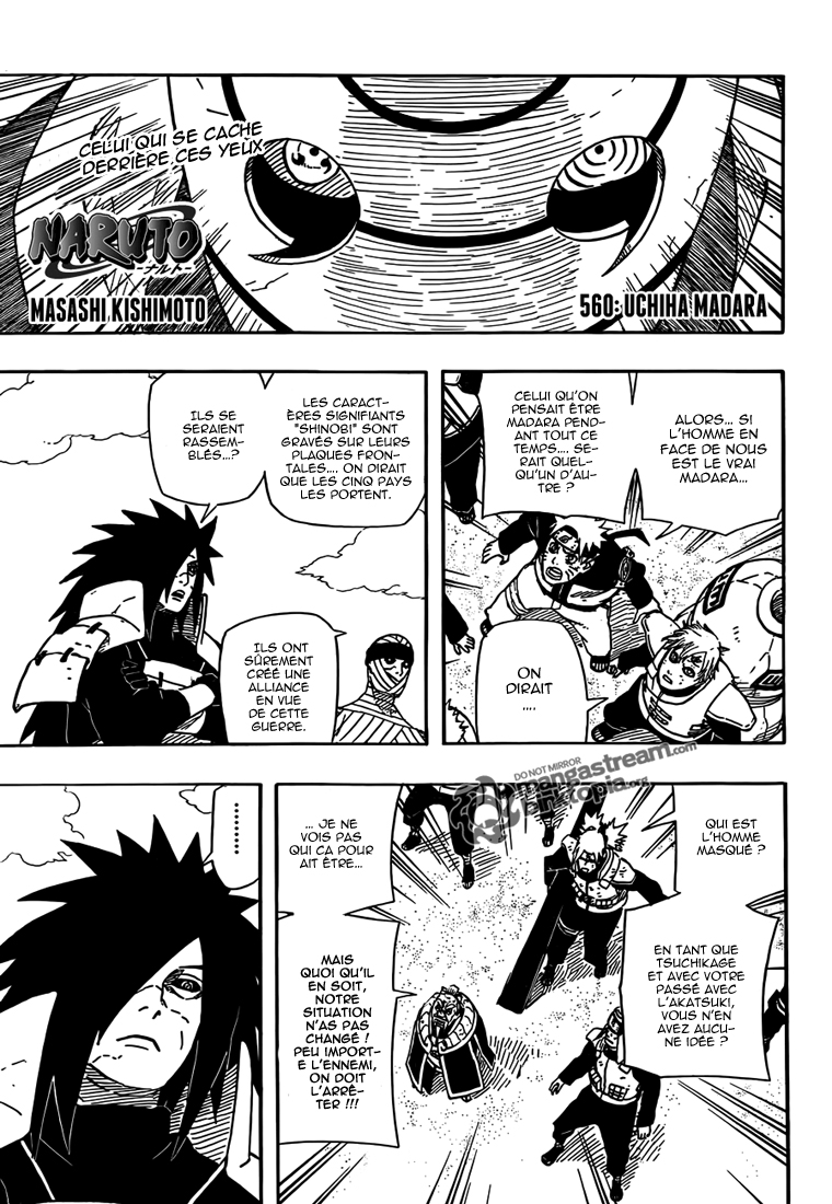 Naruto chapitre 560 - Page 1