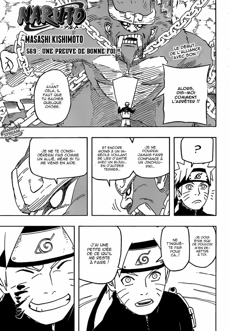 Naruto chapitre 569 - Page 1