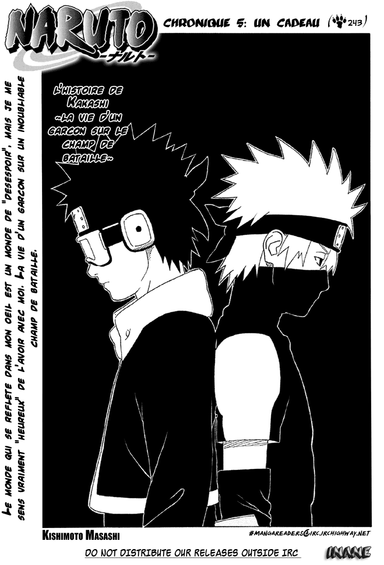 Naruto chapitre 243 - Page 1